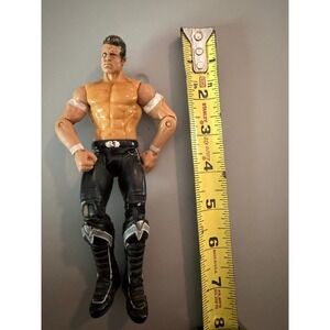 WWE Mattel John Morrison Wrestling Action Figure Black Silver Gear 7 inch